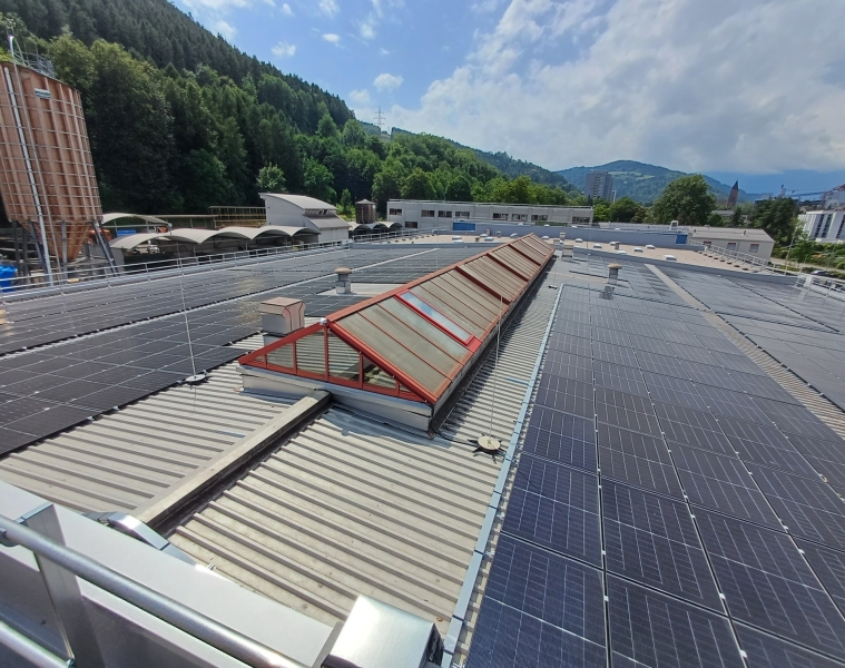 Neubau - PV-Anlage Stadtwerke Leoben